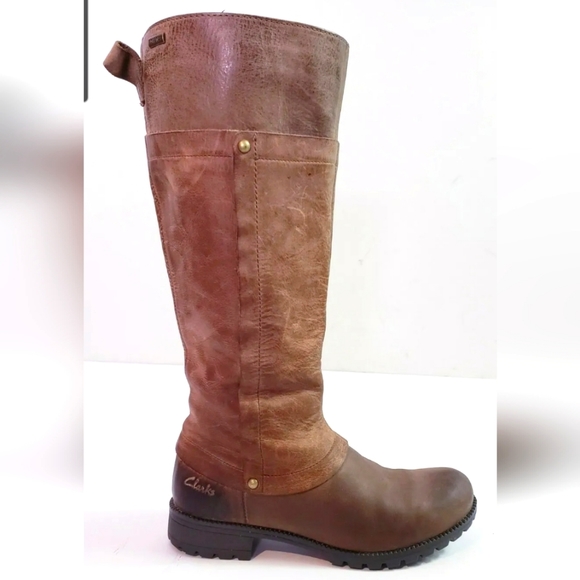 Clarks Shoes Clarks Womens Neeve Ella Gore Tex Tall Distressed